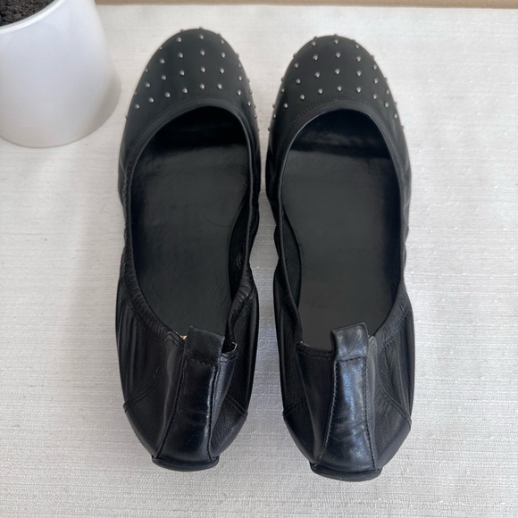 Cole Haan Black Leather Studded Flex Comfy Ballet Flats  Women’s 11B - Picture 7 of 12